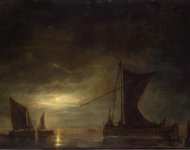 Cuijp Aelbert Sea by Moonlight  - Hermitage